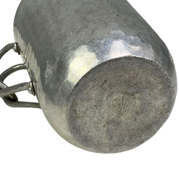 Vintage Everlast Hand Forged Metal Hammered Aluminum Pitcher Kitchen Lot of 2 - Picture 11 of 16